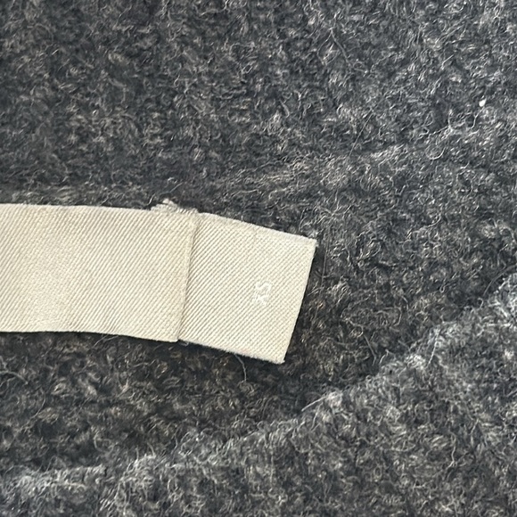 VINCE Women's Black Overlap Panel Crewneck Sweater XS - Picture 3 of 8